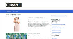 Desktop Screenshot of akiba.fi