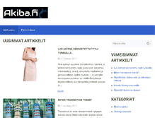 Tablet Screenshot of akiba.fi